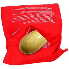 Cargar imagen en el visor de la galería, PATATAS HORNEADAS MICROONDAS | BOLSA LAVABLE DE ALGODÓN