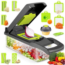 Cargar imagen en el visor de la galería, CORTADOR DE VERDURAS MULTIFUNCIONAL 8 EN 1 | DIFERENTES ACCESORIOS DE CORTE/RALLADO