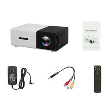 Cargar imagen en el visor de la galería, PROYECTOR LED MINI-PRO | 1080P HD | HDMI,USB,AV | MULTIPLES FORMATOS DE IMAGEN AUDIO Y VIDEO