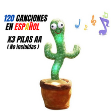 Cargar imagen en el visor de la galería, CACTUS BAILARIN HABLADOR 120 CANCIONES | VERSION ESPAÑOL & INGLES | USB
