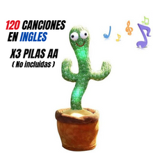 Cargar imagen en el visor de la galería, CACTUS BAILARIN HABLADOR 120 CANCIONES | VERSION ESPAÑOL & INGLES | USB