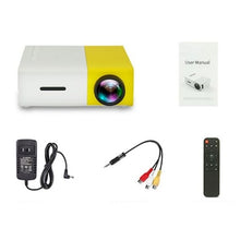 Cargar imagen en el visor de la galería, PROYECTOR LED MINI-PRO | 1080P HD | HDMI,USB,AV | MULTIPLES FORMATOS DE IMAGEN AUDIO Y VIDEO