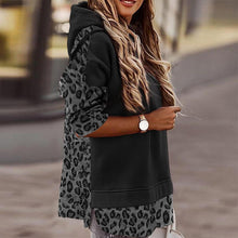 Carregar imagem no visualizador da galeria, MOLETOM E CAMISA COM CAPUZ PARA MULHER | DESIGN DE LEOPARDO | 3 MODELOS DIFERENTES
