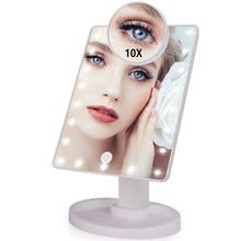 Cargar imagen en el visor de la galería, ESPEJO DE MAQUILLAJE PROFESIONAL | PANTALLA TACTIL LED | ROTACIÓN 180º