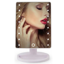 Cargar imagen en el visor de la galería, ESPEJO DE MAQUILLAJE PROFESIONAL | PANTALLA TACTIL LED | ROTACIÓN 180º