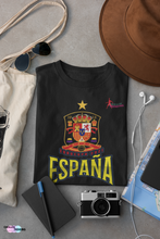 Carregar imagem no visualizador da galeria, T-SHIRT DE ESPANHA EDIÇÃO LIMITADA | EURO COPA 2021 COMEMORATIVA | DESIGN EXCLUSIVO