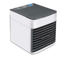 Cargar imagen en el visor de la galería, MINI VENTILADOR AIRE DE FRÍO | USB | HUMIFICADOR PURIFICADOR PORTATIL | 7 COLORES LEDS
