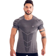 Carregar imagem no visualizador da galeria, CAMISA DA COMPRESSÃO DE BADDINONG | SECAGEM RÁPIDA | APTIDÃO ESPORTIVA