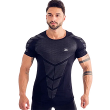 Carregar imagem no visualizador da galeria, CAMISA DA COMPRESSÃO DE BADDINONG | SECAGEM RÁPIDA | APTIDÃO ESPORTIVA