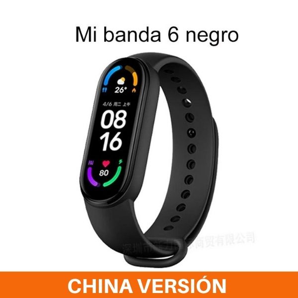 RELOJ PULSERA INTELIGENTE XIAOMI MY BAND 6 PANTALLA AMOLED ACUATICO